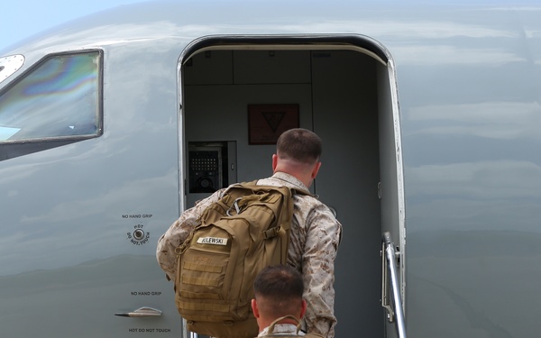 U.S. Marines depart for Nepal