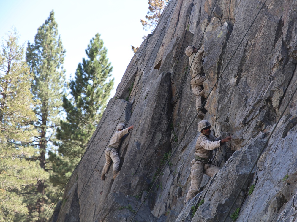 Integrated Task Force Marines conduct MCOTEA pilot test aboard Mountain Warfare Training Center, Bridgeport, Calif.