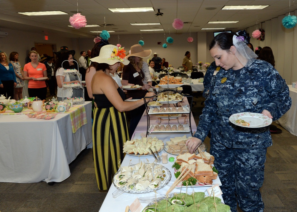 Naval Station Mayport's Fleet and Family Support Center English tea