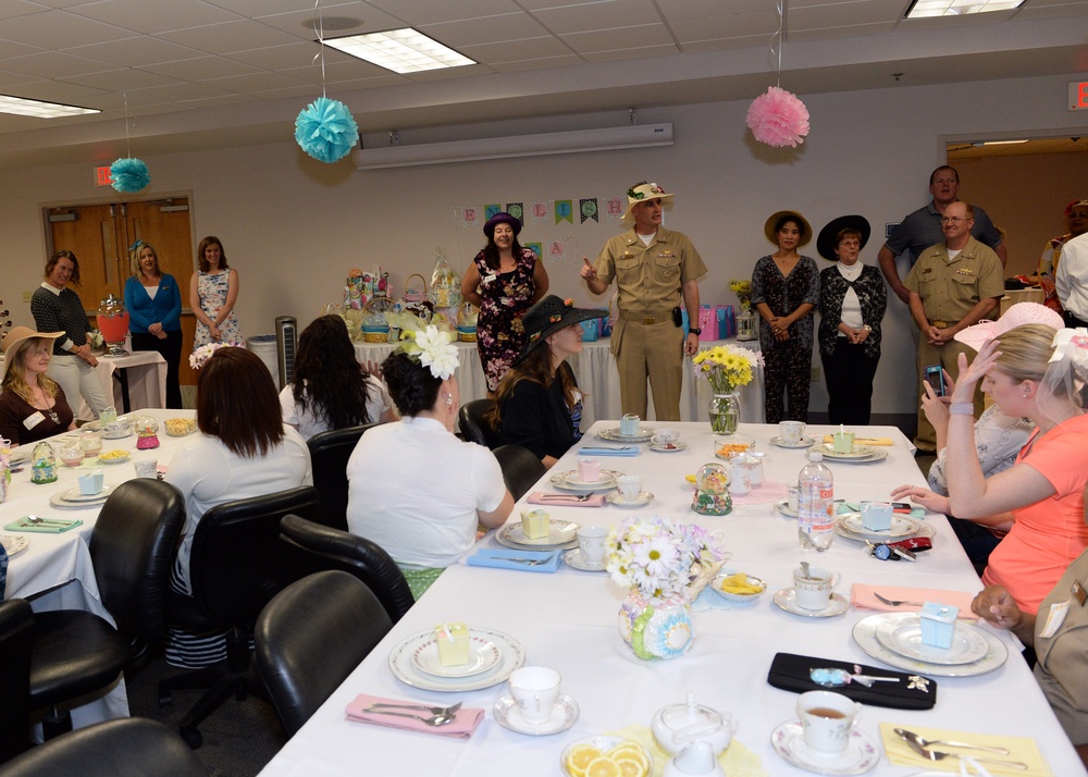 Naval Station Mayport's Fleet and Family Support Center English tea