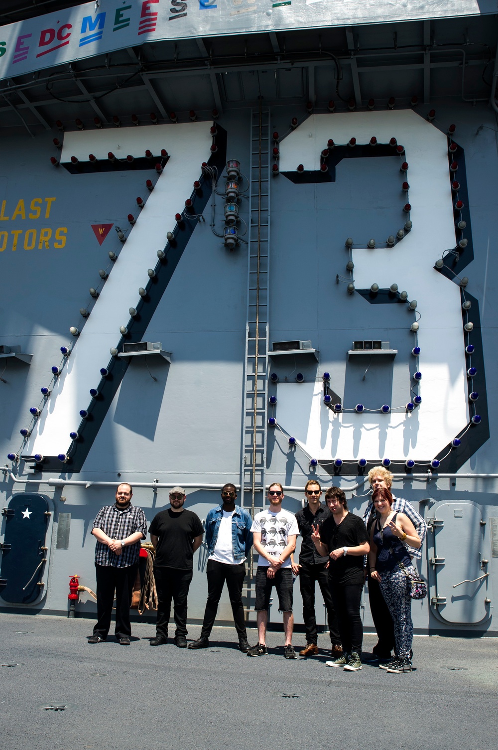 Plain White T's tour USS George Washington