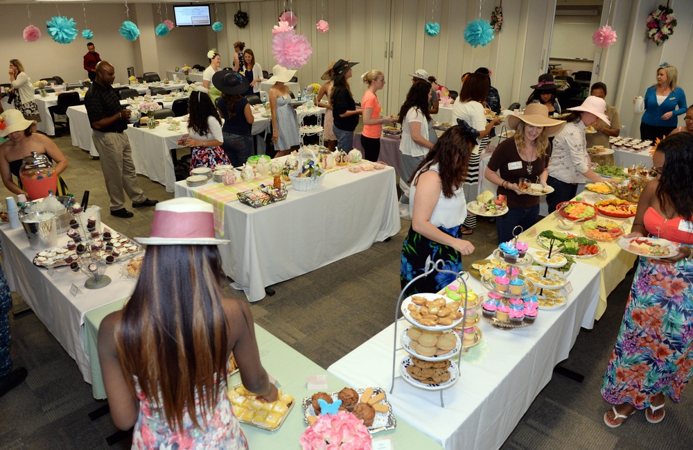 Naval Station Mayport's Fleet and Family Support Center English tea