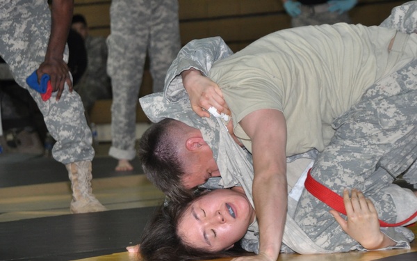 501st SBDE Soldiers place in the 8th Army Combatives Tournament