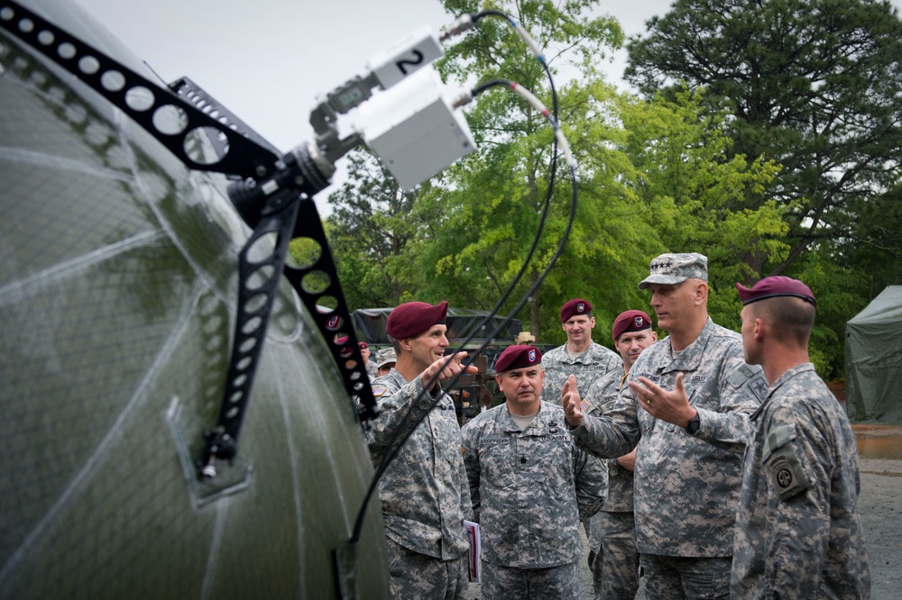 Chief of Staff visits with 82nd Airborne