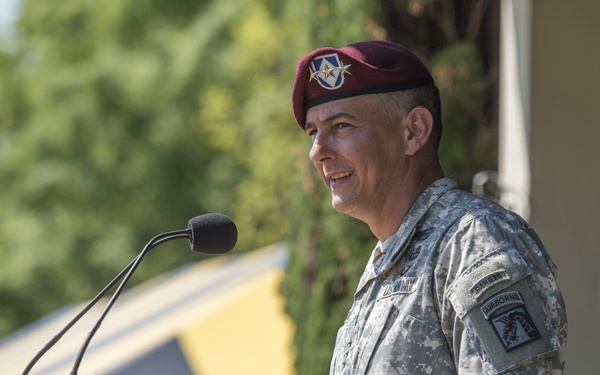XVIII Abn. Corps change of command ceremony