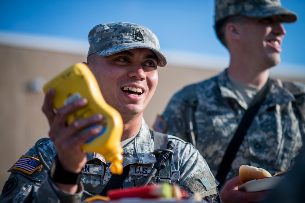 BBQ Surprise for Army Reserve Best Warriors