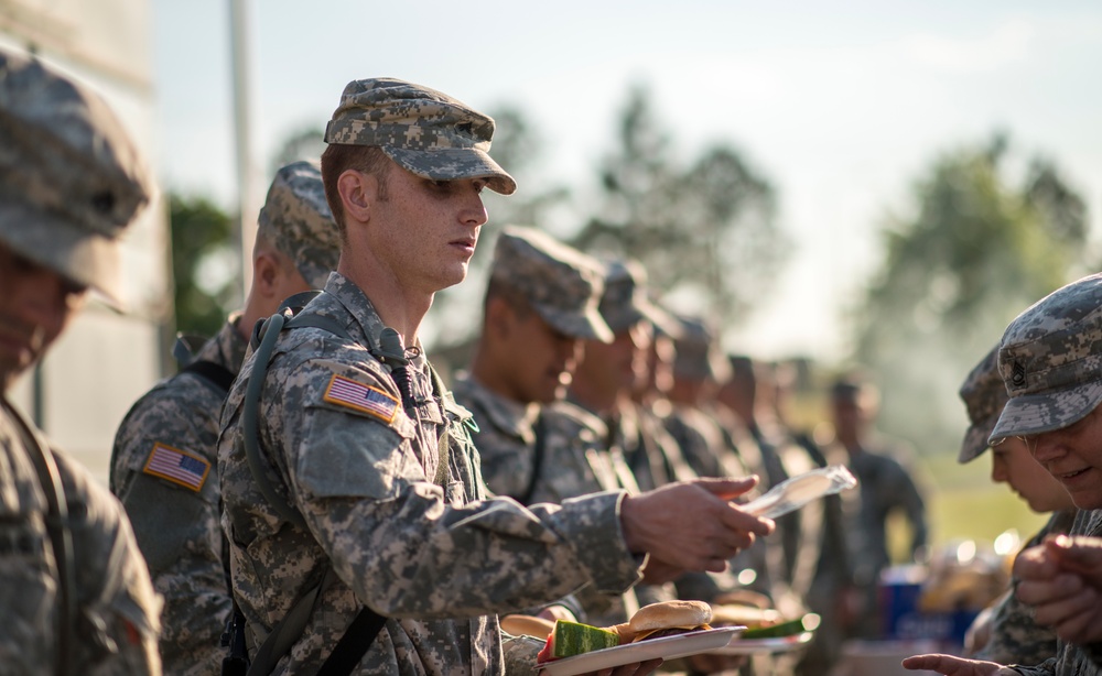 BBQ Surprise for Army Reserve Best Warriors