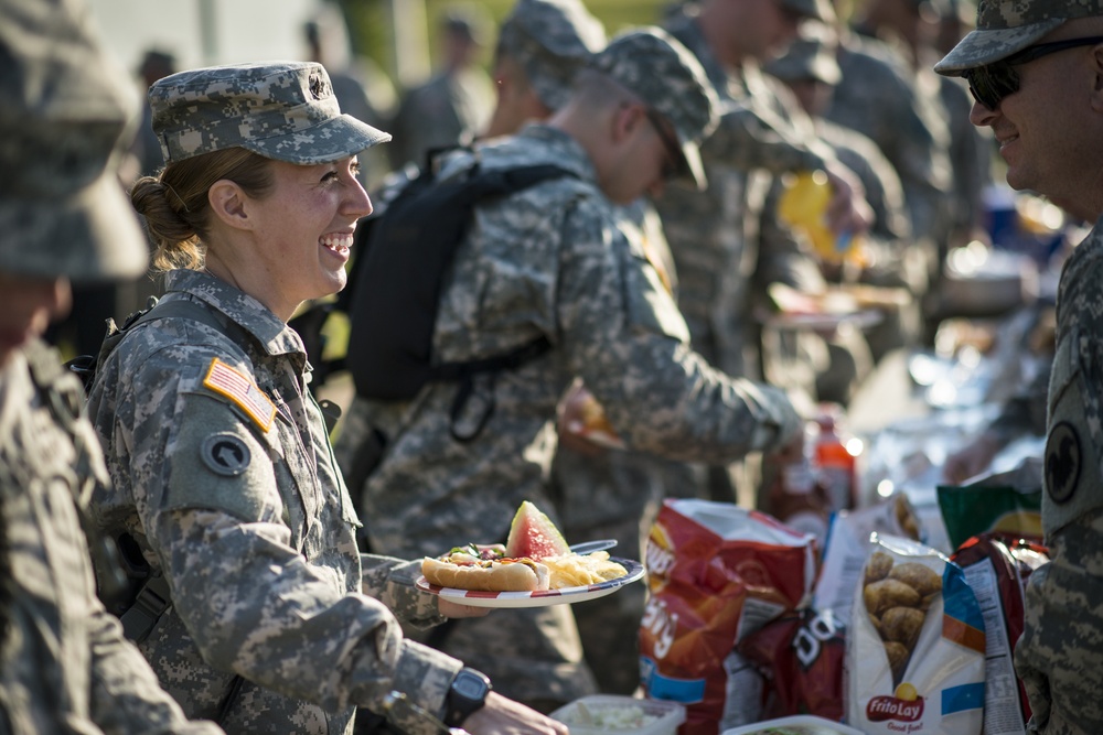 BBQ Surprise for Army Reserve Best Warriors