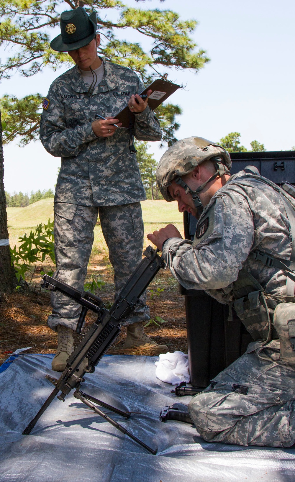 Weapons Assembly at USARC 2015 Best Warrior