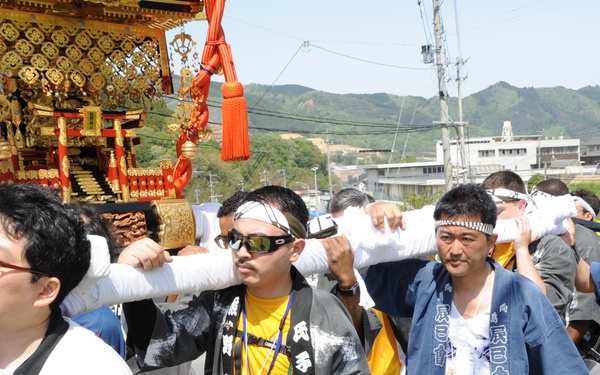 Misawa Sailors take part in Onagawa, Japan’s Mikoshi Festival
