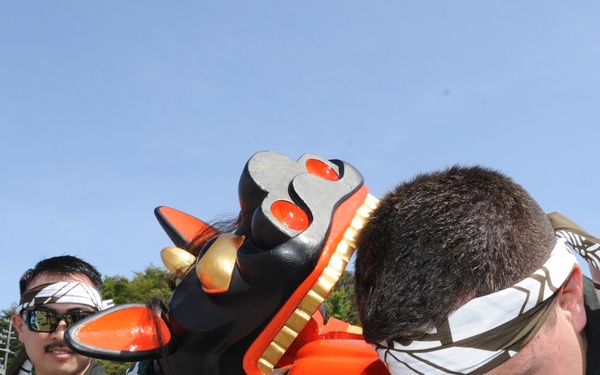 Misawa Sailors take part in Onagawa, Japan’s Mikoshi Festival