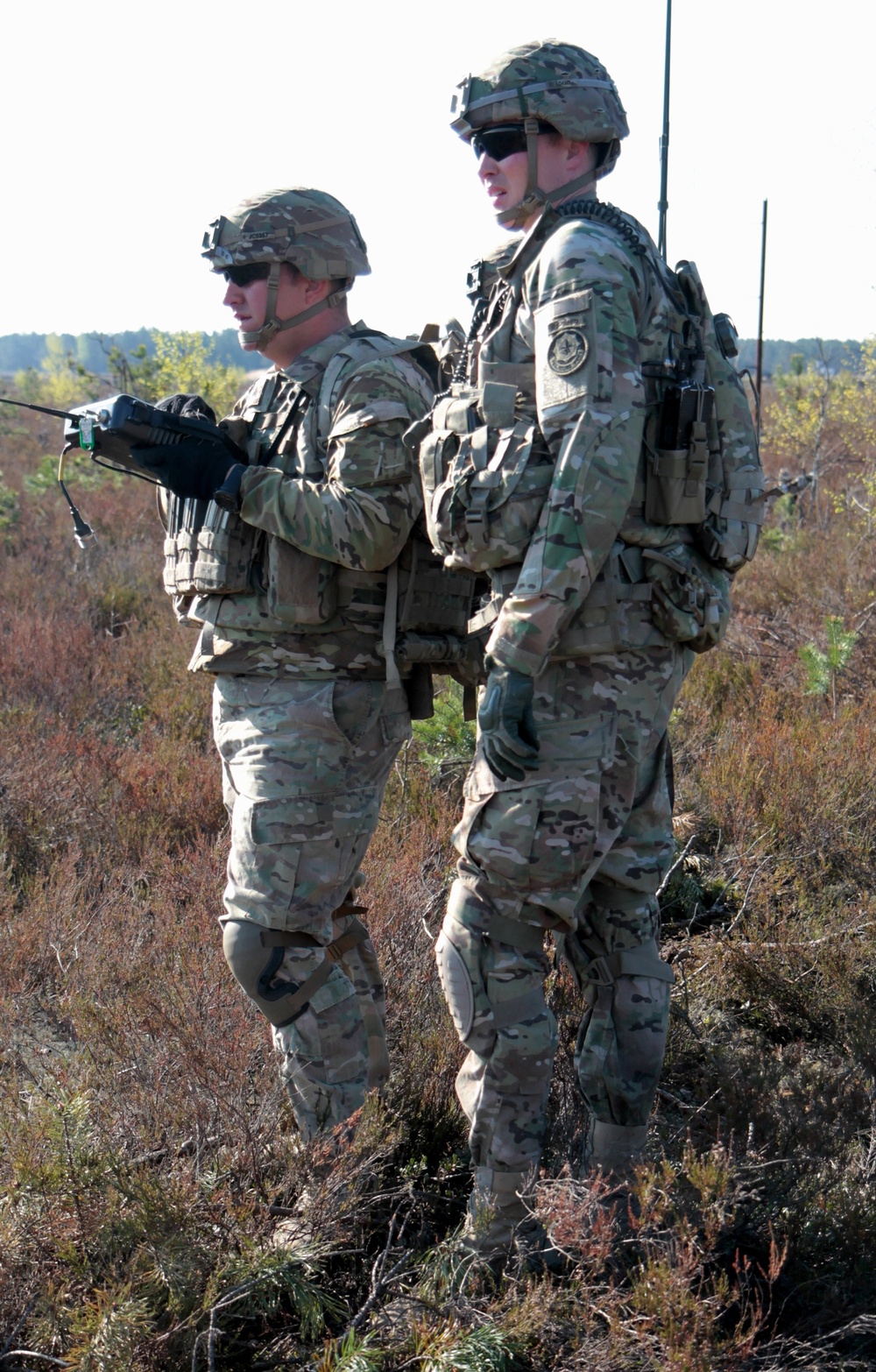 Team Eagle conducts platoon movement drills