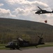 New York Army National Guard aircrews train by fighting Catskill forest fire