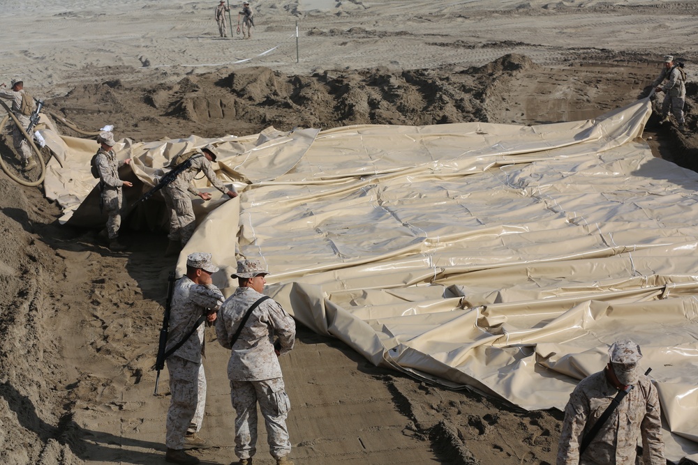 Beach unloading system training