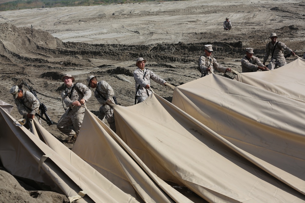 Beach unloading system training