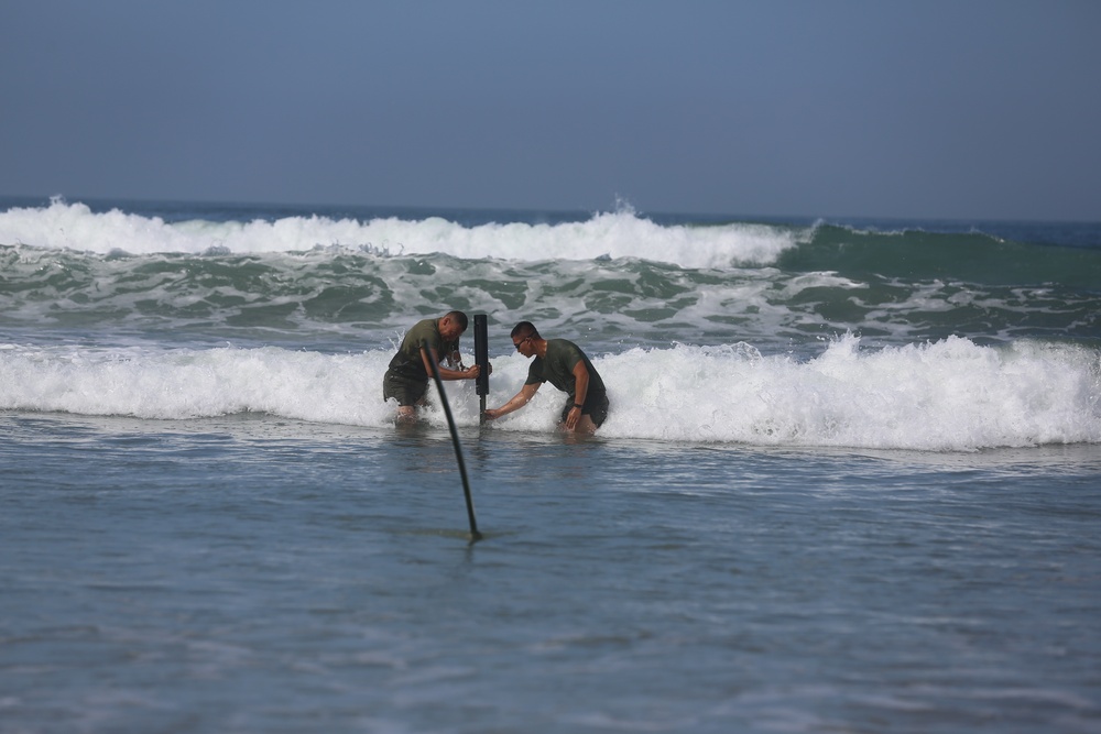 Beach unloading system training