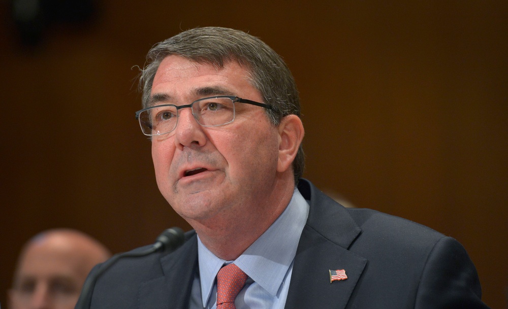 Secretary of Defense Ash Carter testifies before the Senate Appropriations Committee