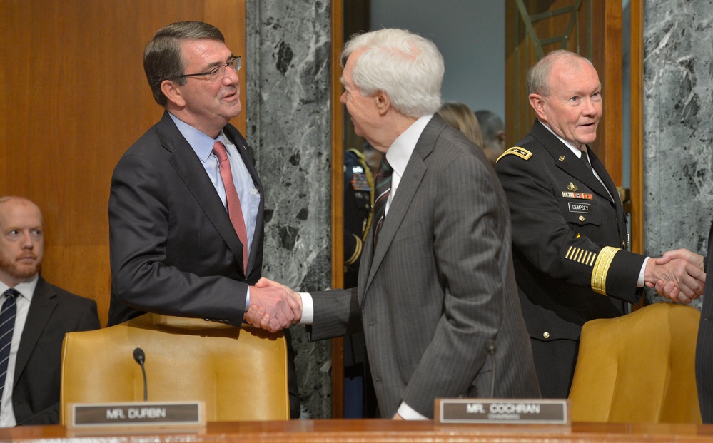 Secretary of Defense Ash Carter testifies before the Senate Appropriations Committee