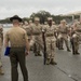 Marine recruits display teamwork during initial drill eval on Parris Island