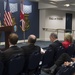 Winston Churchill bust presentation