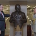 Winston Churchill bust presentation