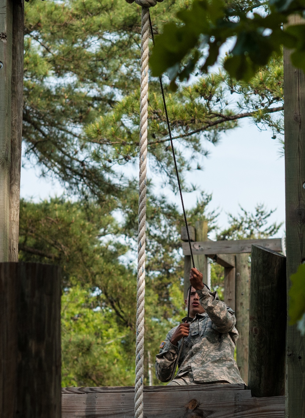 2015 US Army Reserve Best Warrior Competition: Obstacle course