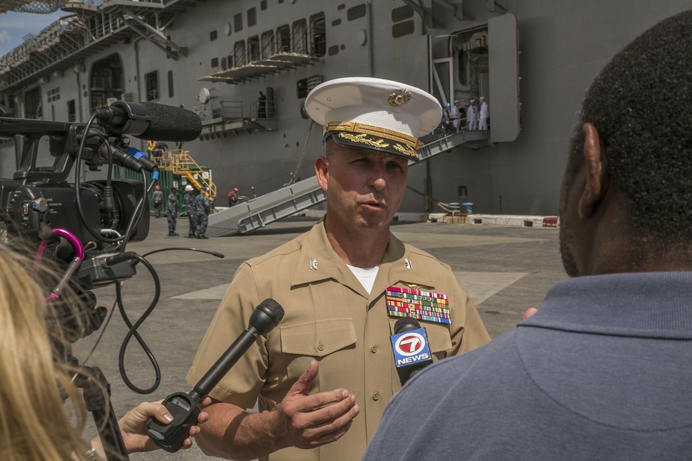 Marines, sailors arrive for Fleet Week in south Florida