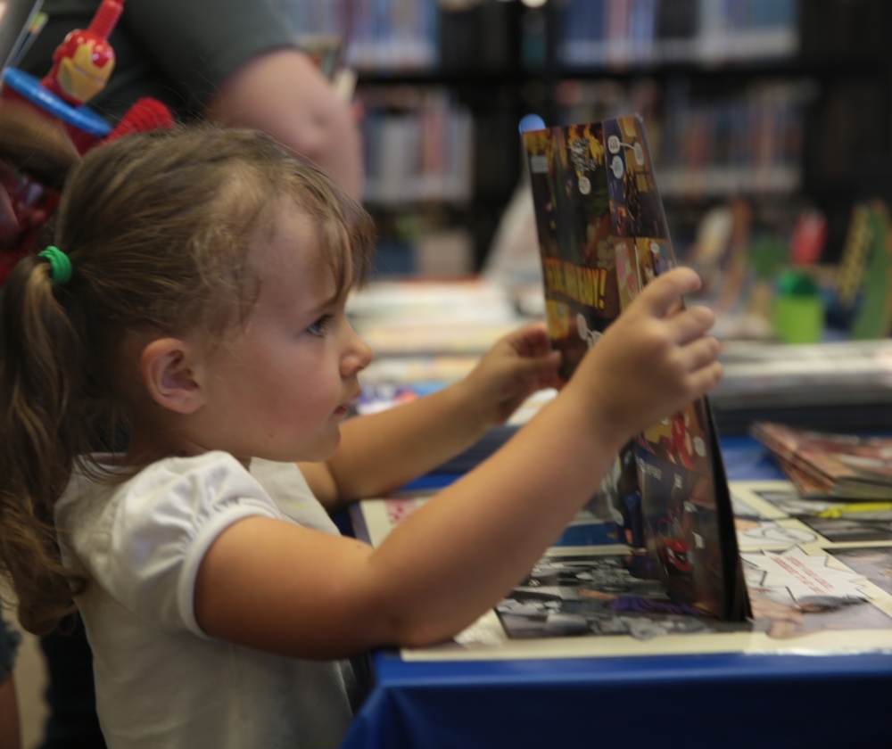Combat Center library celebrates Free Comic Book Day