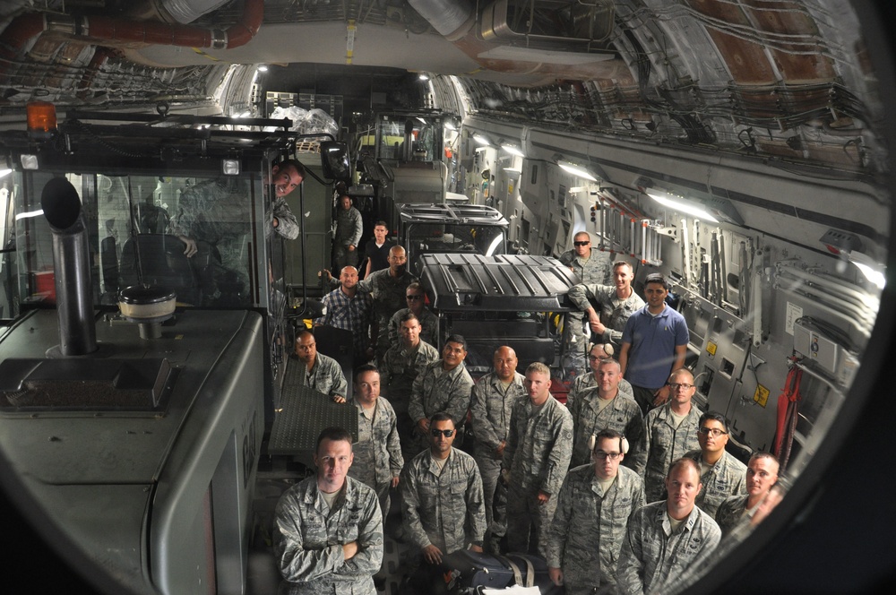 36th Contingency Response Group departs Guam to support operations in Nepal
