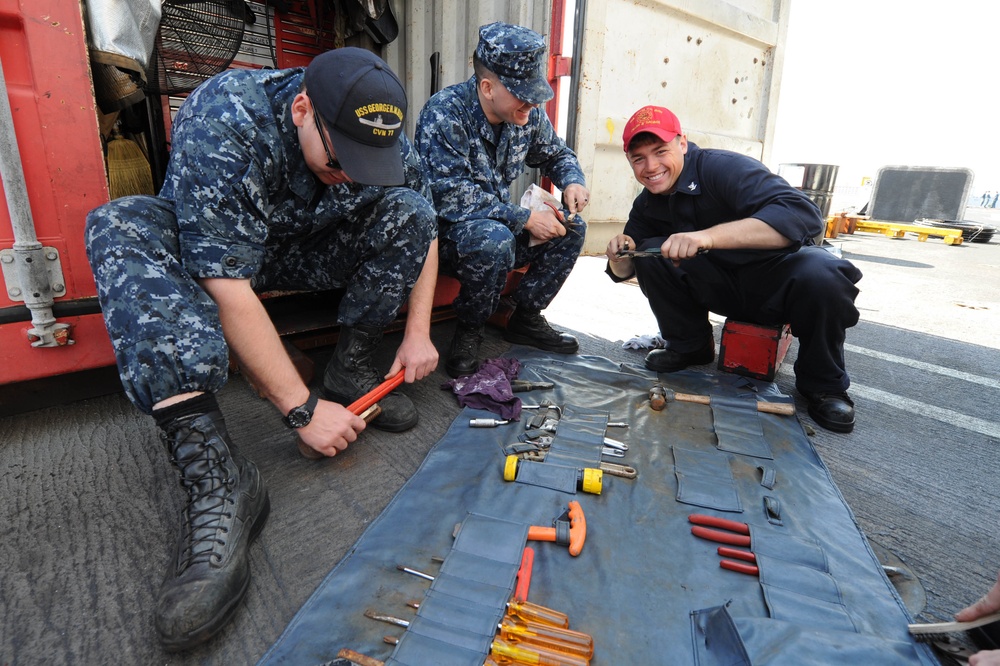 USS George H.W. Bush operations