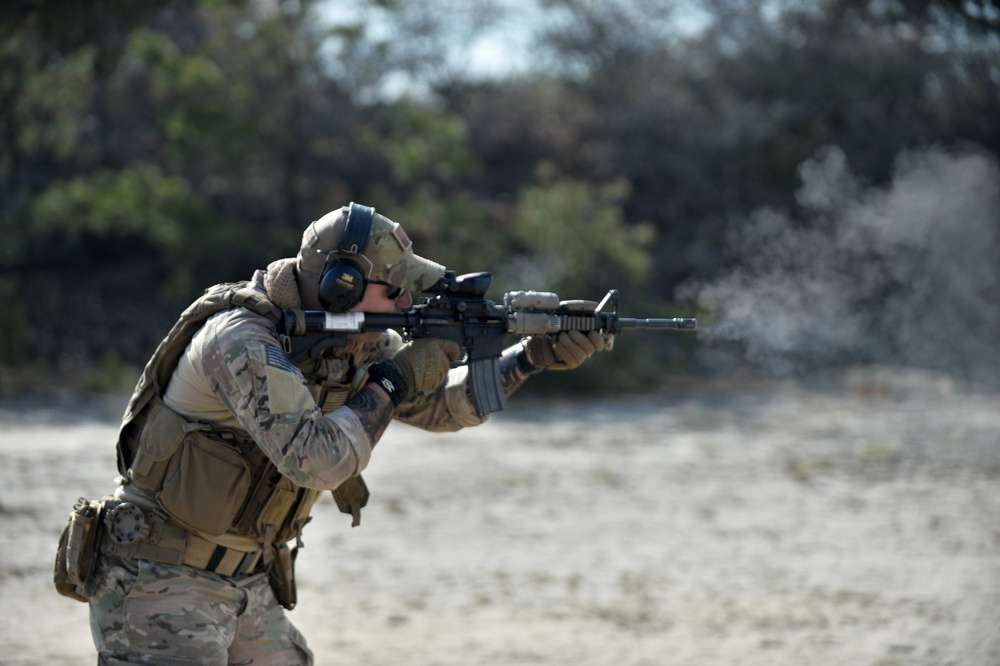 106th Rescue Wing Security Forces trains at the range