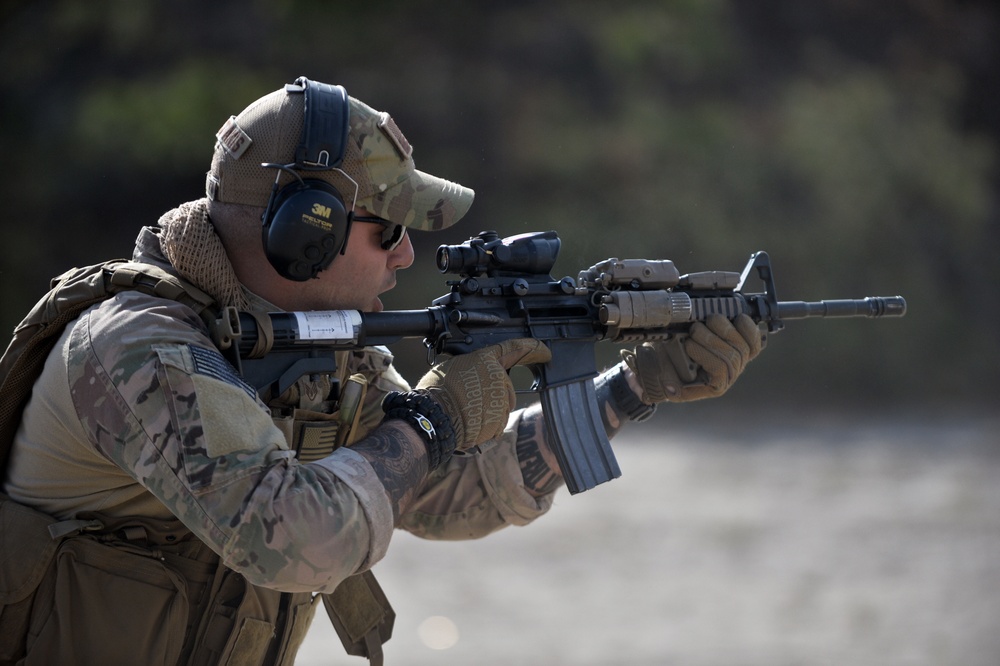 106th Rescue Wing Security Forces trains at the range