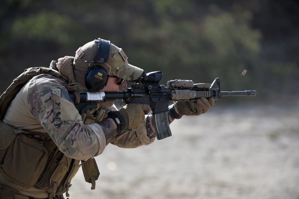 106th Rescue Wing Security Forces trains at the range