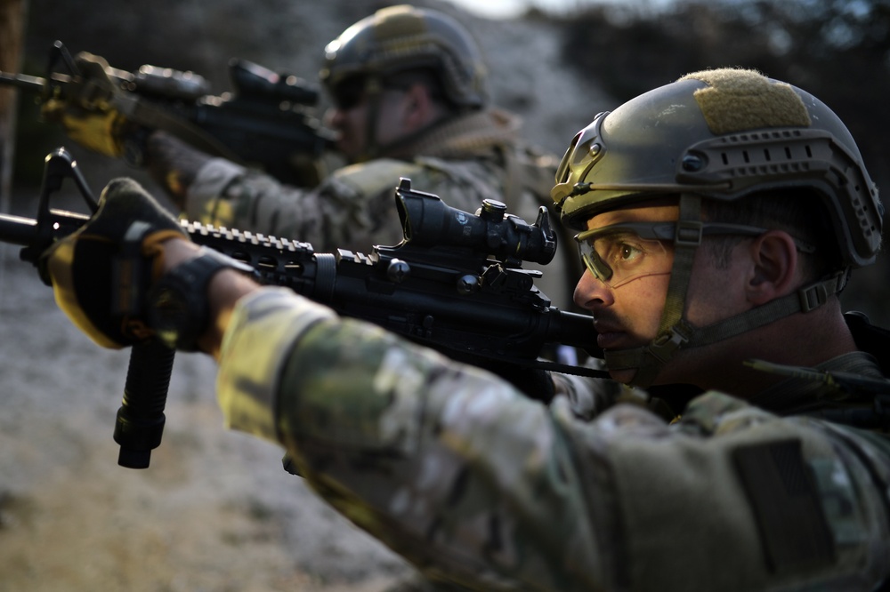 106th Rescue Wing Security Forces trains at the range