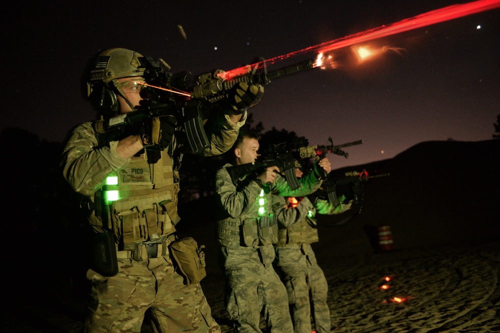 106th Rescue Wing Security Forces trains at the range