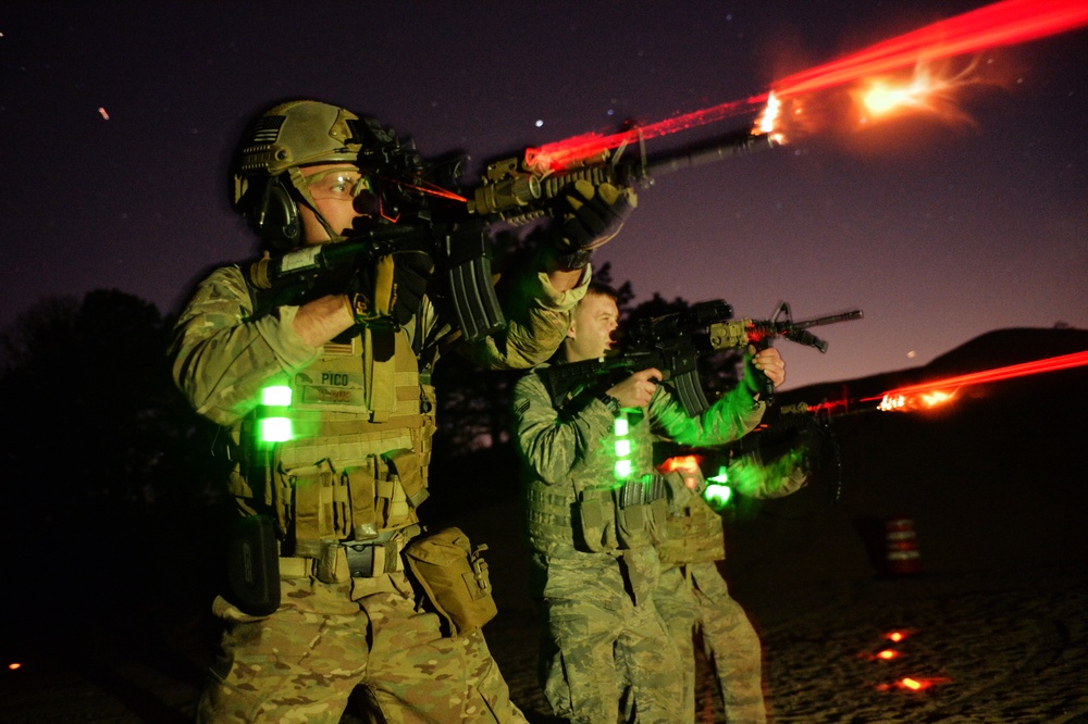 106th Rescue Wing Security Forces trains at the range