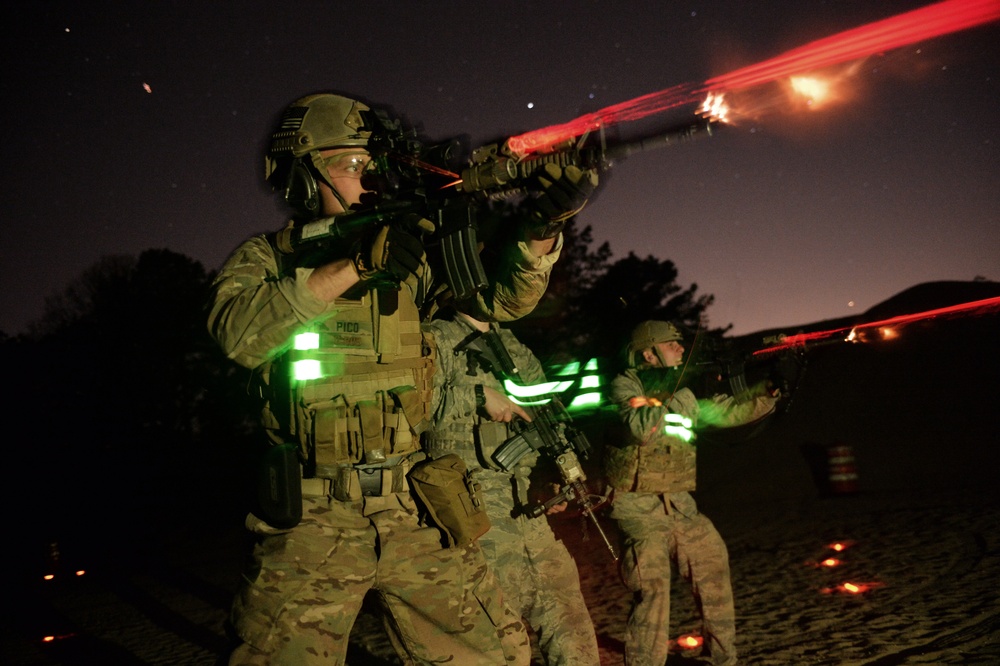 106th Rescue Wing Security Forces trains at the range