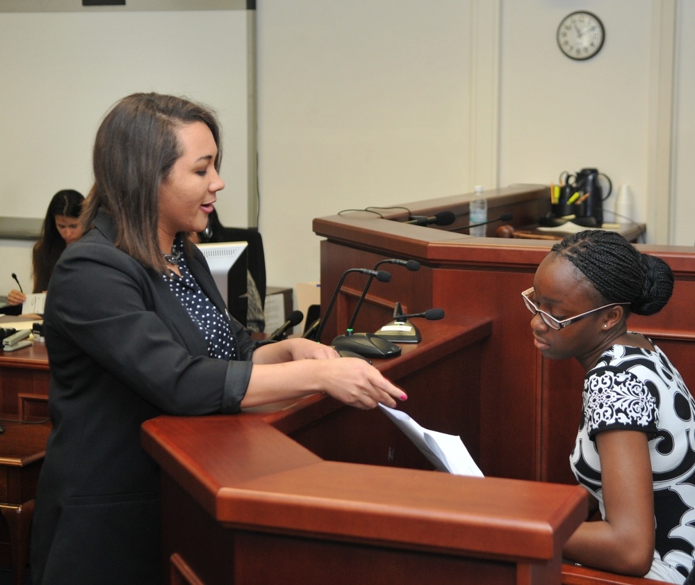 KHS students celebrate Law Day with mock trial