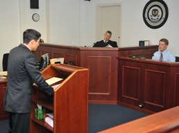 KHS students celebrate Law Day with mock trial