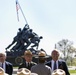 Marines react to Marine Corps War Memorial restoration