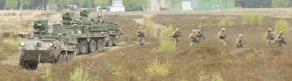 Infantry on the ground, on the move