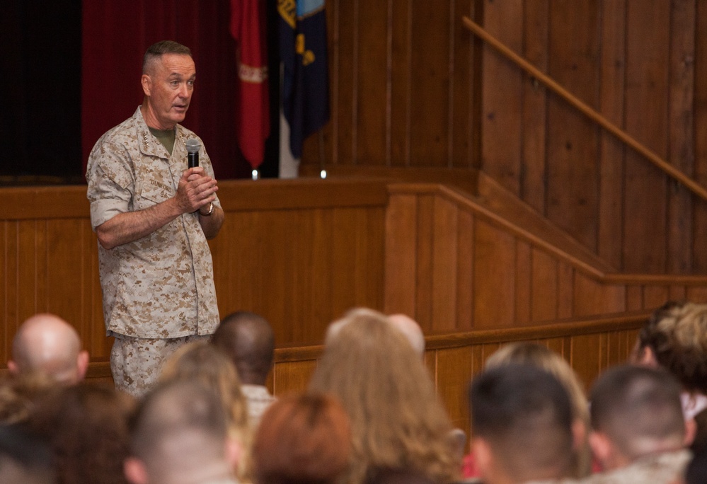 CMC Camp Lejeune Visit