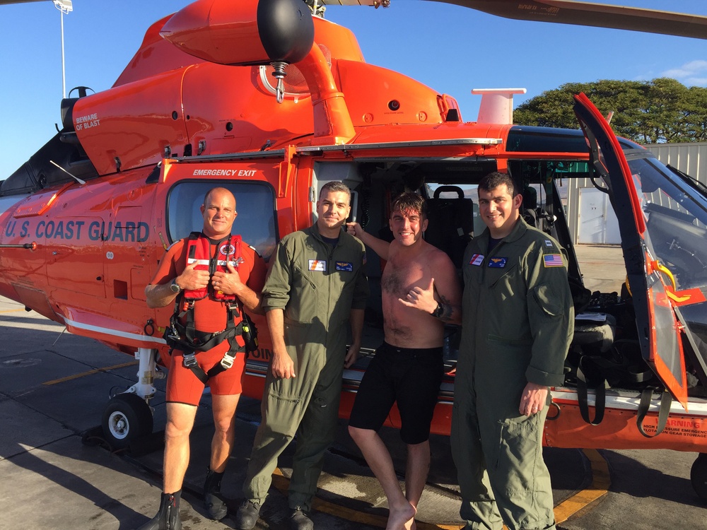 Coast Guard rescues overdue stand up paddle boarder near Ewa Beach