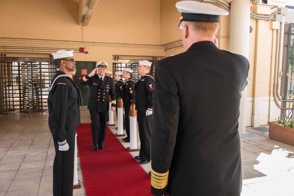 Chief of the Royal Norwegian navy visits Naval Support Activity Naples