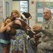 3rd Cav trooper volunteers with 'Buster the Tank Dog'