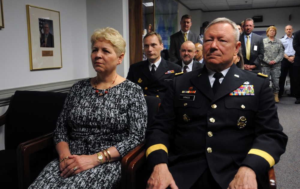 Danish Home Guard Meritorious Service Medal presentation