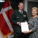 Danish Home Guard Meritorious Service Medal presentation