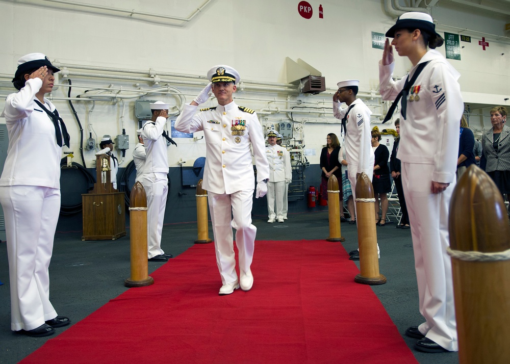 USS America change of command