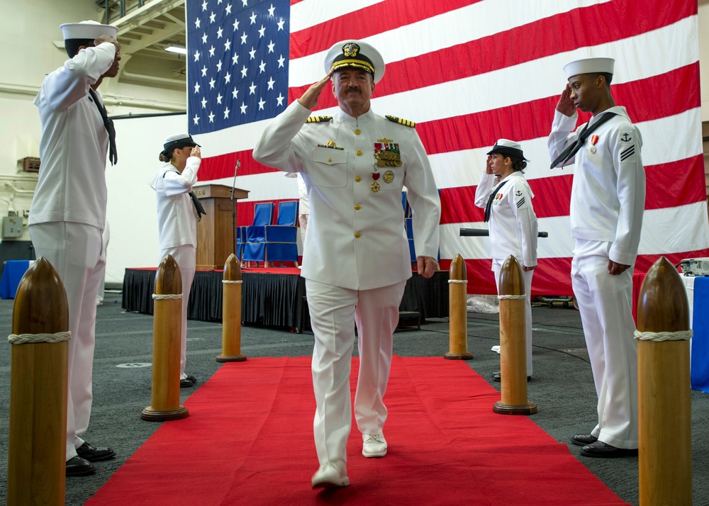 USS America change of command