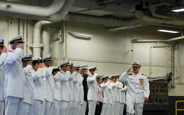 USS America change of command